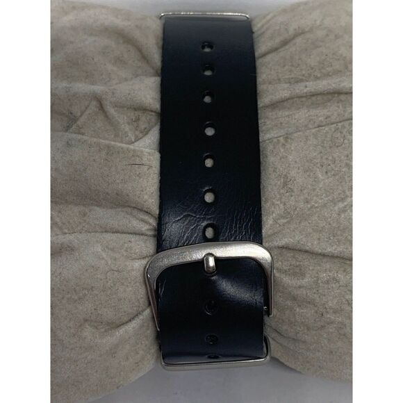 Michael Kors MK5128 Women Black Leather Analog Rose Gold Dial Quartz Watch Aa498 - Picture 4 of 11